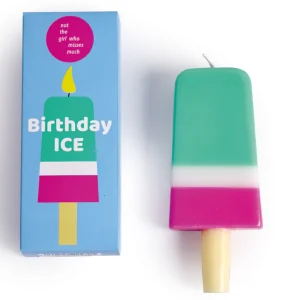 Kaars - Birthday ice