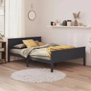 Bedframe van massief grenenhout met tijdloos en eenvoudig ontwerp