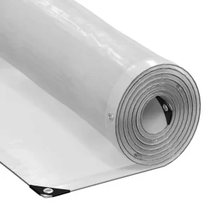 Doorzichtige zeildoek met vier hoeken voor bescherming binnen en buiten