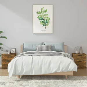 Elegante nachtkastjes van bewerkt hout voor een tijdloze uitstraling