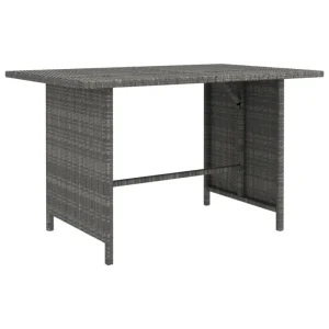 Modulaire tuinbank met waterbestendige PE-rattan tafel