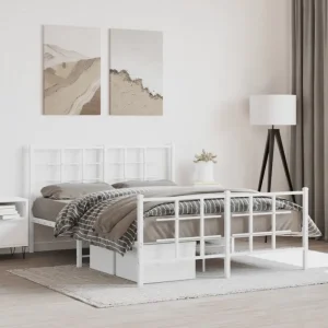 Robuust metalen bedframe met extra opbergruimte en tijdloos ontwerp