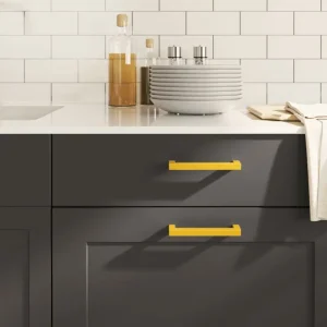 Roestvrijstalen kastknoppen en grepen met modern ontwerp