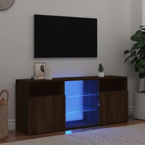 Tv-meubel met RGB LED-verlichting en duurzaam bewerkt hout