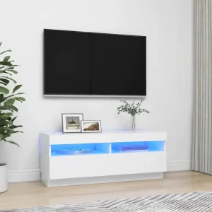 Tv-meubel met RGB LED-verlichting en trendy, praktisch ontwerp